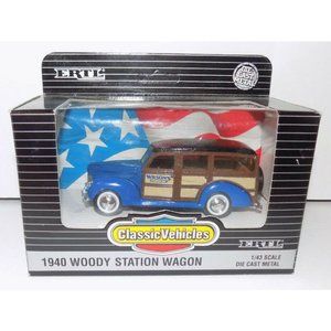 ERTL Classic Vehicles 1940 FORD Woody Station Wagon Wilsons Country Farm 1:43